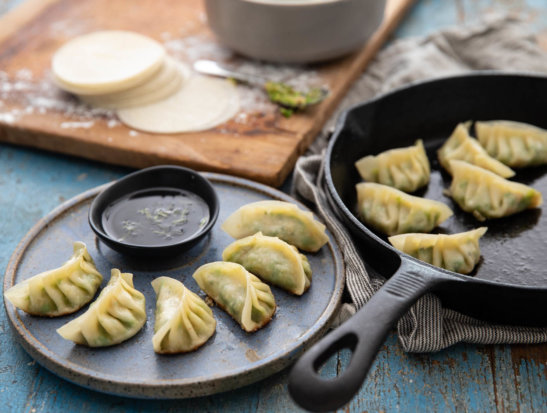 Tuna and Pea Dumpling